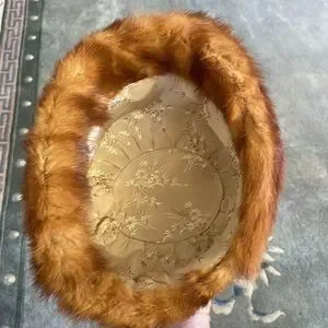Vintage Mink hat custom made by Yórn Vintage Mink Fur Hat – to la mer vintage main image 3